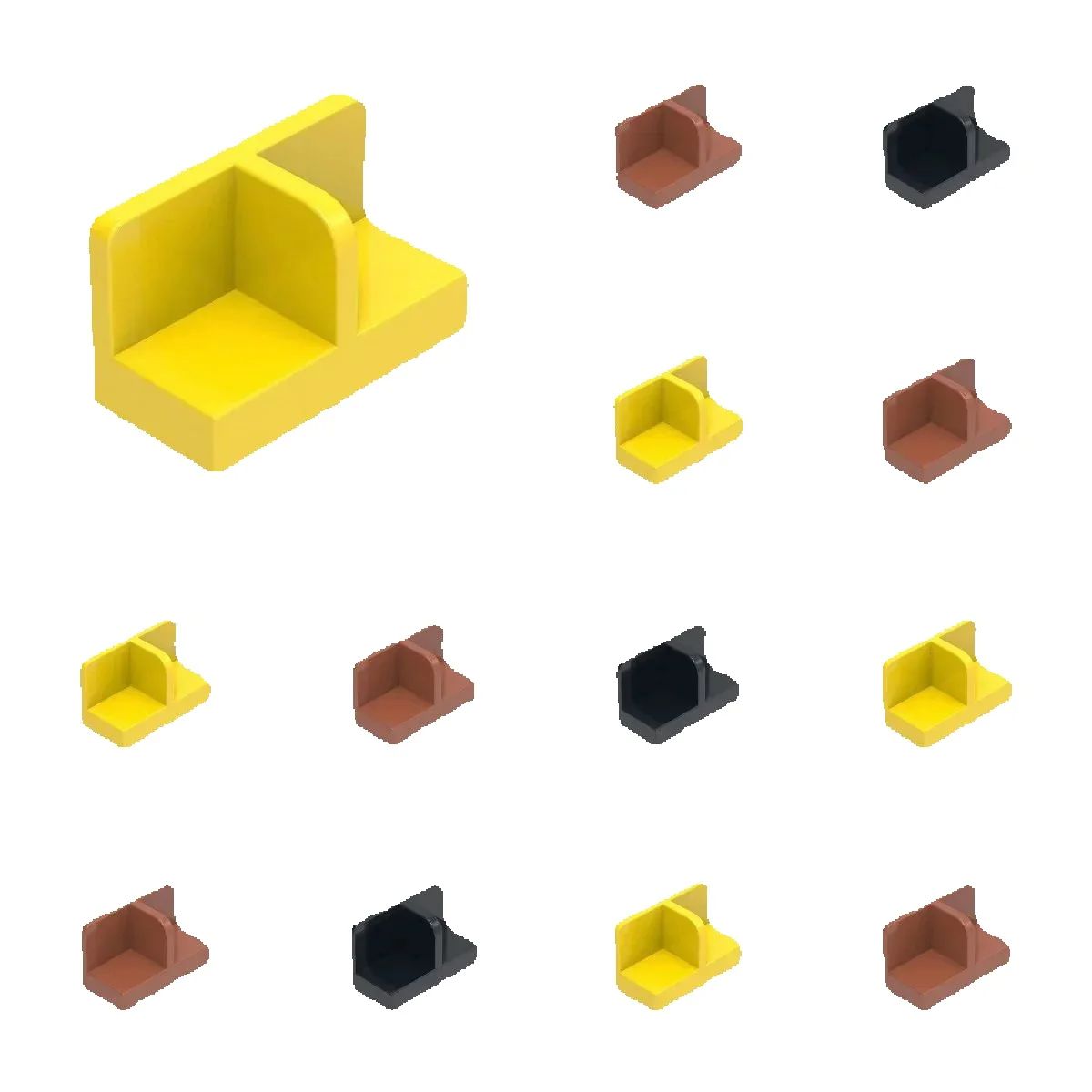 Diy Lego Electronics - 50pcs 93095 18971 panneau 1x2x1 avec