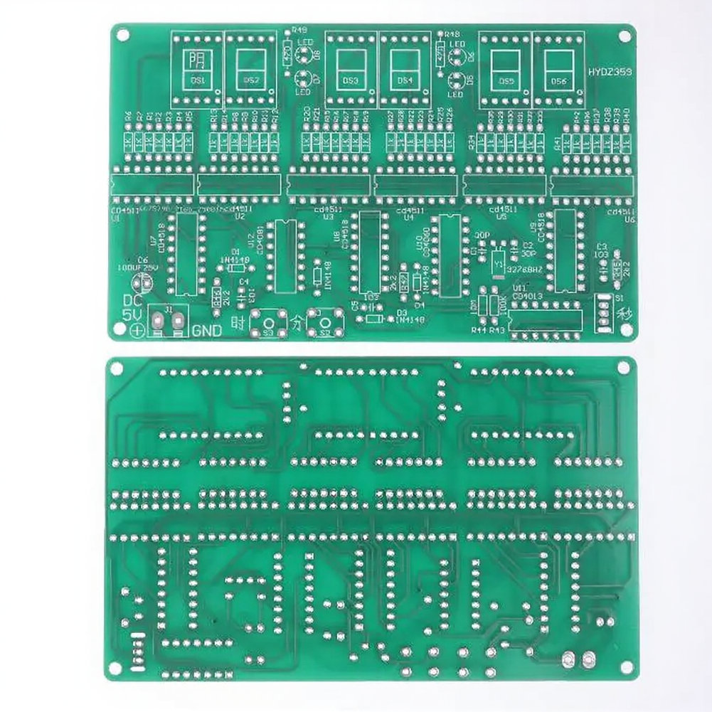 Diy Electronics Projects For Students - Kit d'horloge DIY à 6 chiffres