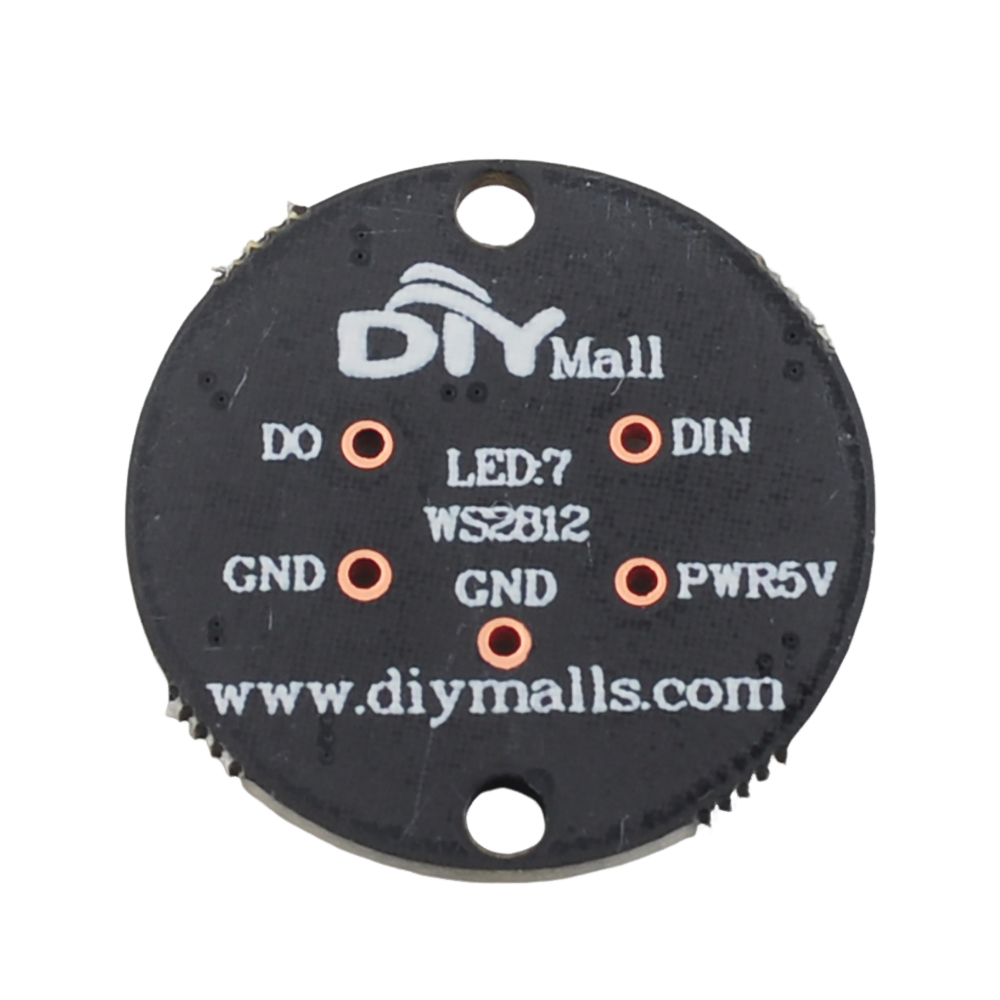 Diy Electronics Address - Anneau LED RVB 7 pixels WS2812