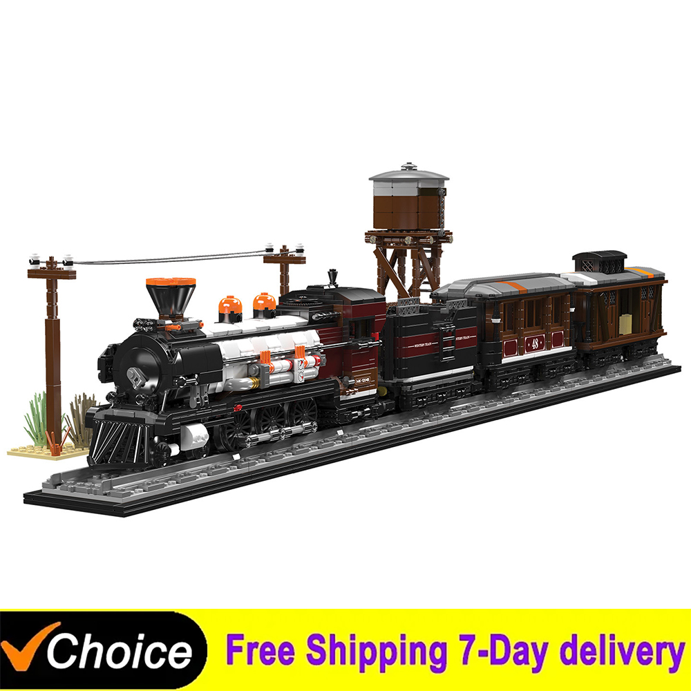 Diy Lego Electronics - MO2462Pcs Train technique The Western, blocs