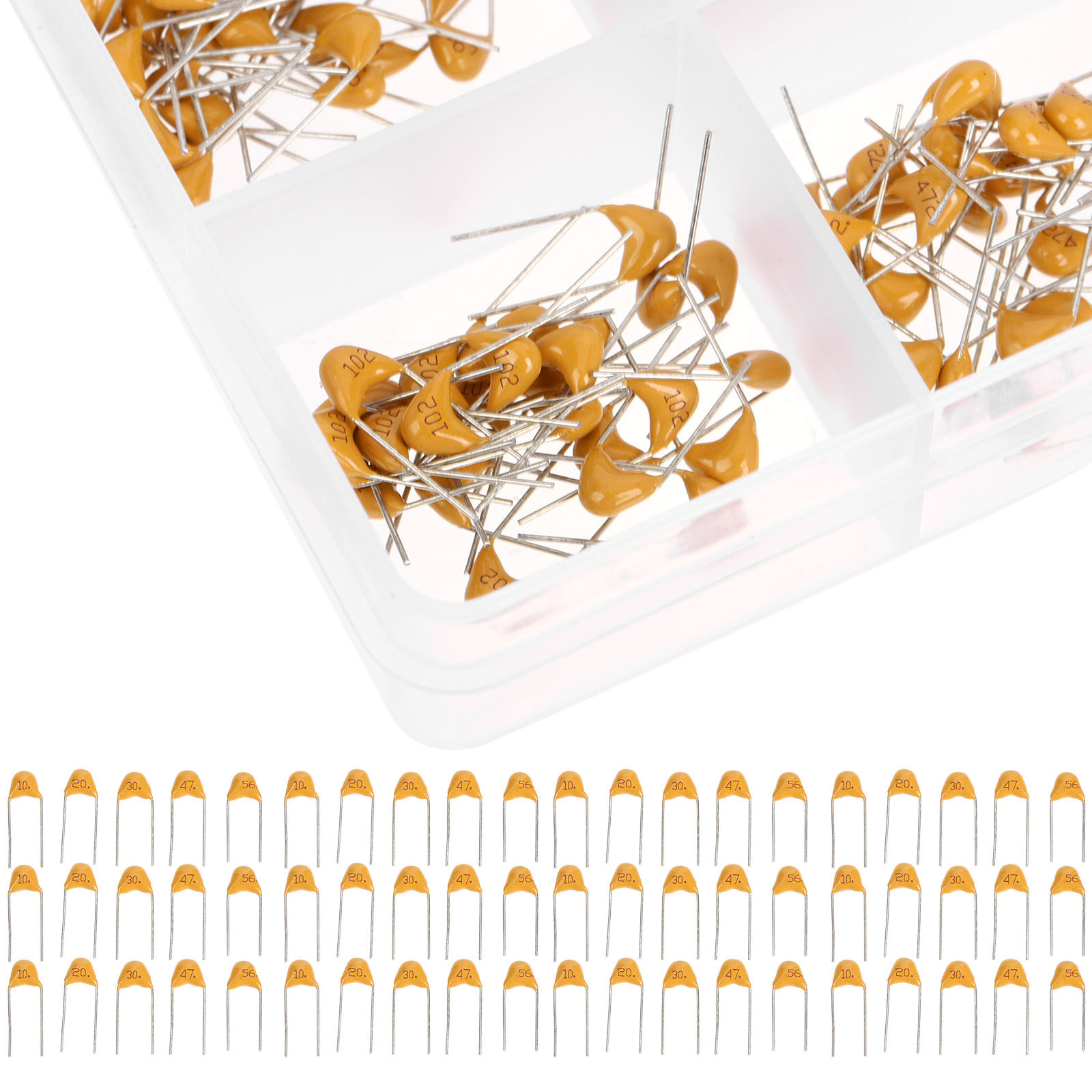 Diy Electronics Videos - 1 ensemble d'échantillons de condensateurs céramiques,