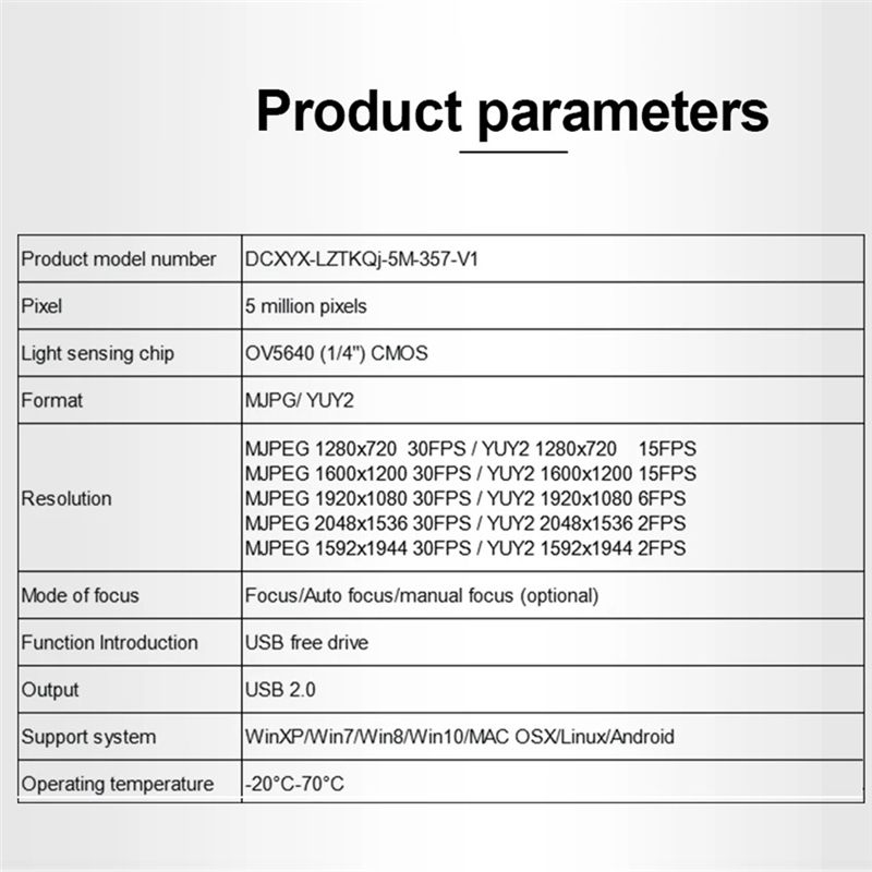 Module de caméra vidéo FFYY-OV - Diy Electronics Videos avis et prix