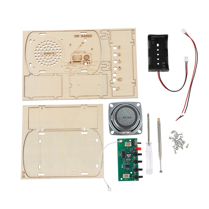 Kit radio FM en bois DIY, proj - Diy Electronics Projects For Kids avis et prix
