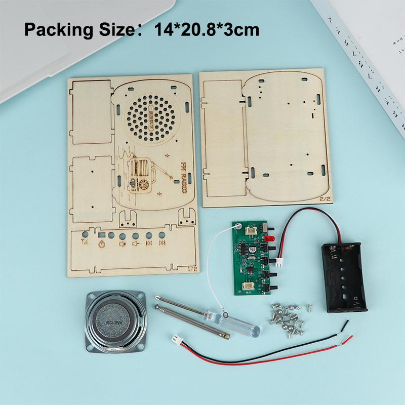 Kit radio FM en bois à monter  - Diy Electronics Projects For Kids avis et prix