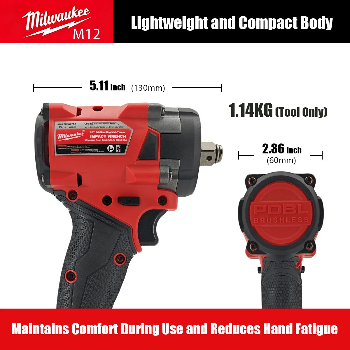 Clé à chocs électrique sans ba - Milwaukee Drill M18 Fuel avis et prix