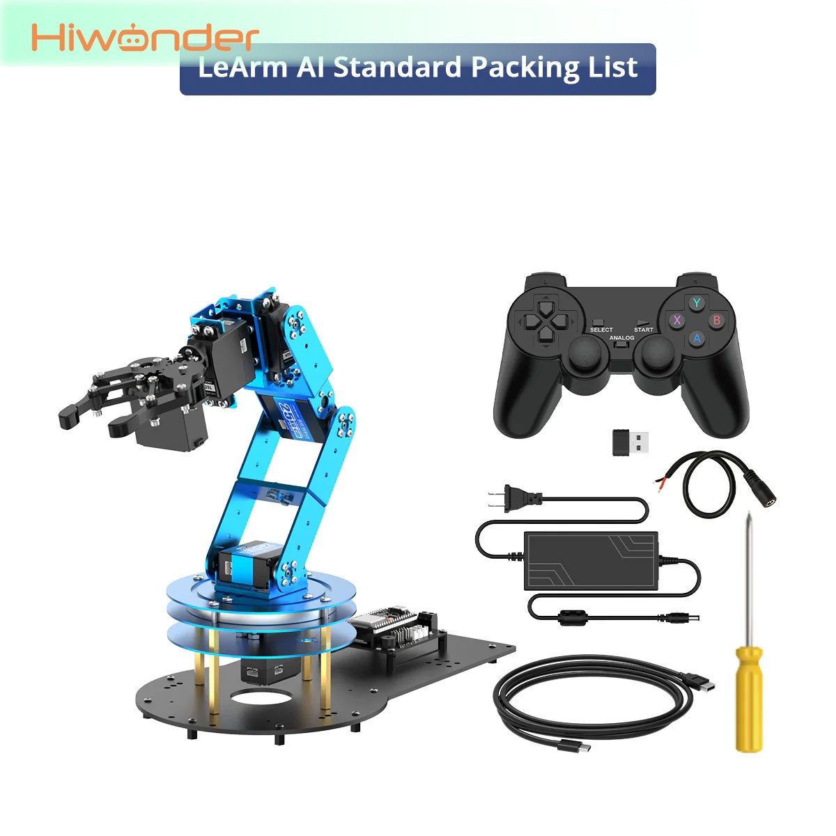 Bras robotique Hiwonder LeArm  - Diy Robot Electronics Kit avis et prix