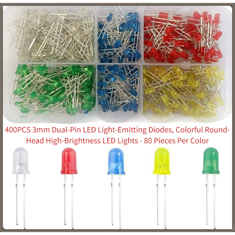 Diodes LED à double broche de  - R/Diy Electronics avis et prix