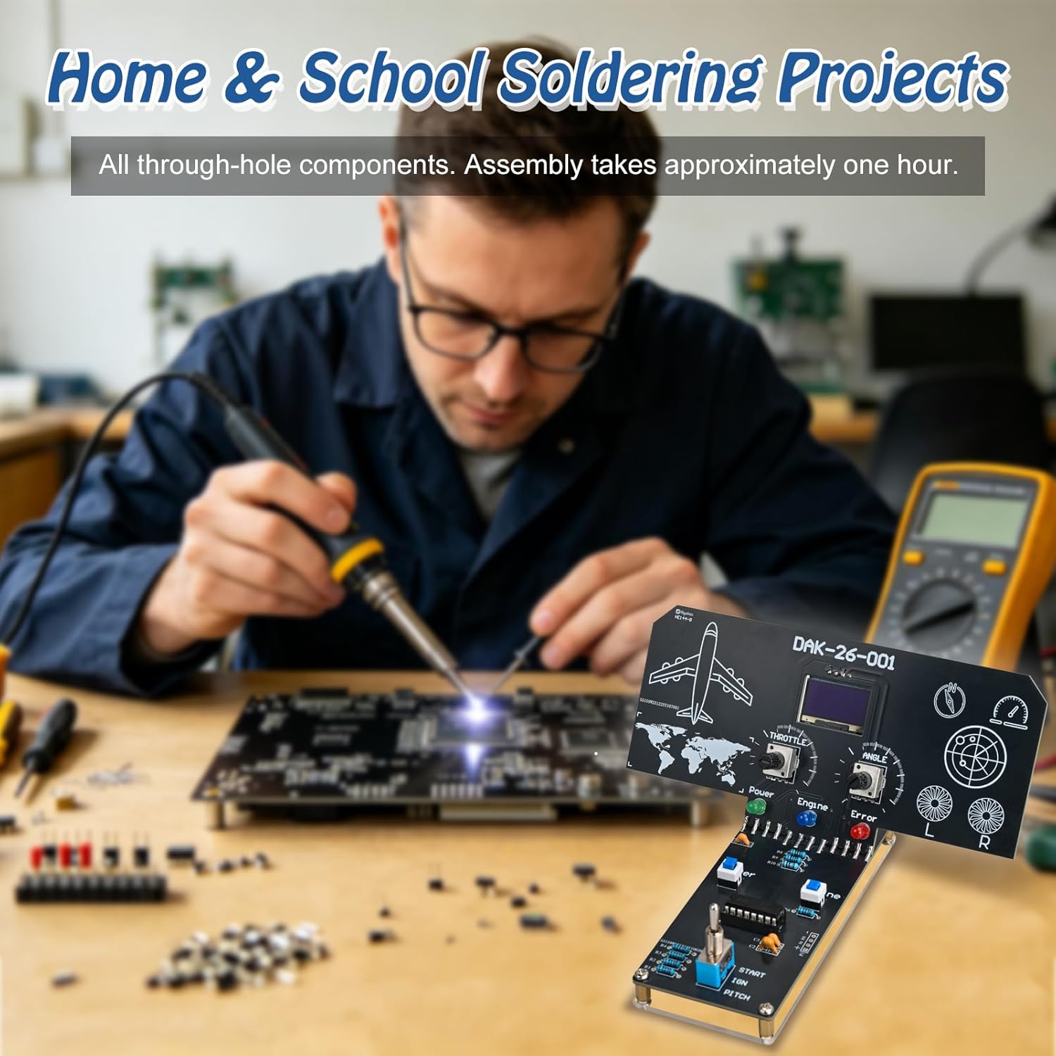 Simulateur de vol DIY à monter - Diy Electronics Projects For Students avis et prix