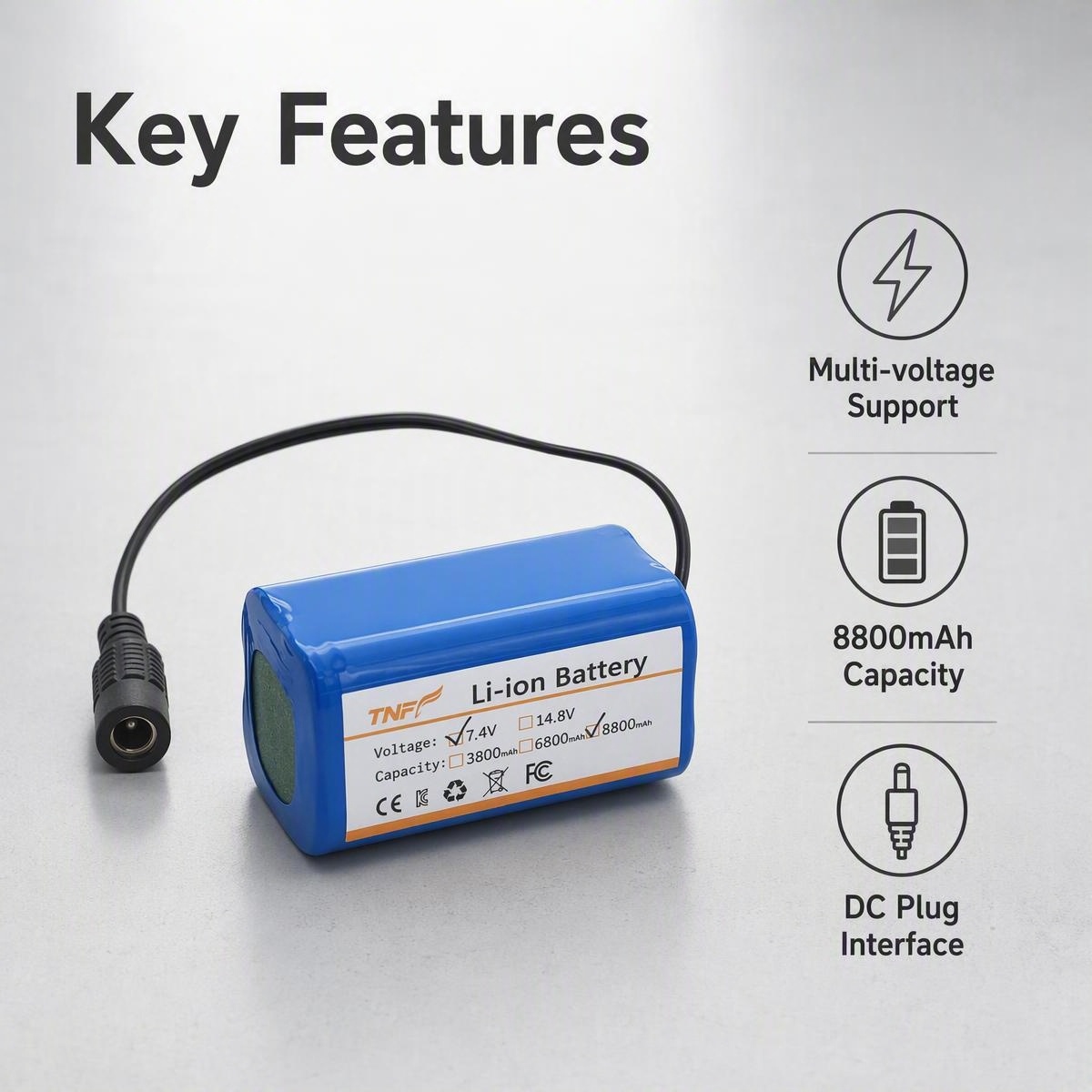 Nouvelle batterie Li-ion recha - Diy Electronics Cleaner avis et prix