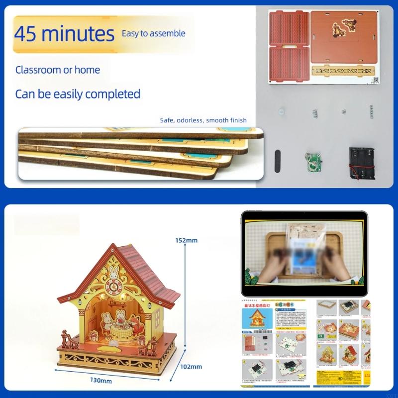 XXFE Modèle Maison d'assemblag - Diy Electronics Projects For Kids avis et prix