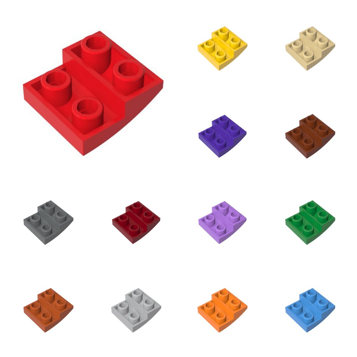 50pcs 32803 courbé 2x2x2/3 bri - Diy Lego Electronics avis et prix