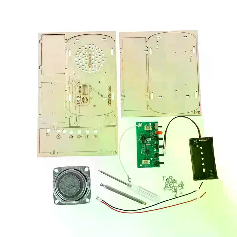 Kit radio FM en bois DIY, proj - Diy Electronics Projects For Kids avis et prix