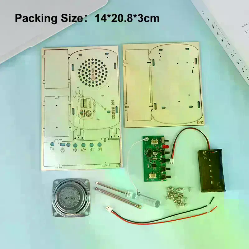 Kit radio FM en bois DIY, proj - Diy Electronics Projects For Kids avis et prix